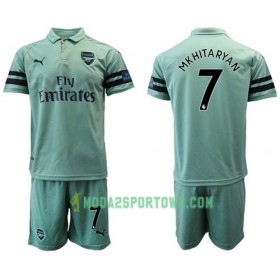 Koszulka Arsenal Mkhitaryan 7 Dziecięcy Trzeci Stroje Piłkarskie 2018/19 Krótki Rękaw